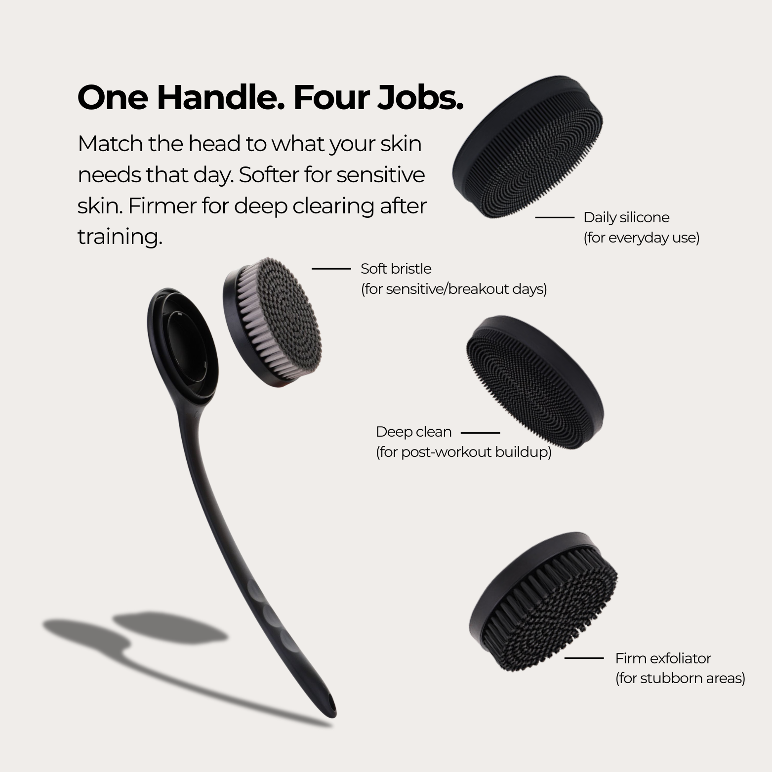 Pura® Silicone Back Scrubber