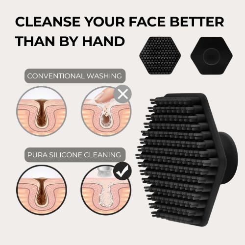 Pura® Silicone Face Scrubber